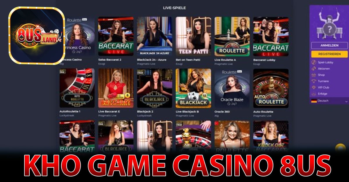 Kho game casino 8us